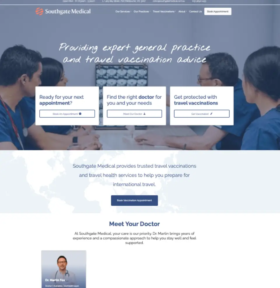 Transforming healthcare digital presence
